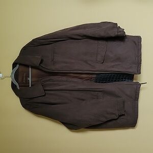 St. John's Bay Brown Faux Suede 3XLTALL Winter Jacket